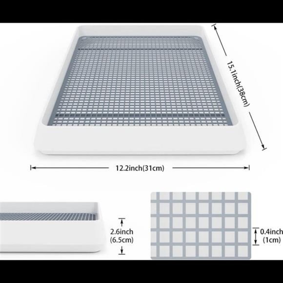 Guinea Pig Litter Pan Bed Cage Guinea Pig Toilet Small Animal Bed Cage New - Picture 4 of 8